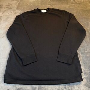 FIVE FOUR LOS ANGELES Black Crew Neck Long Sleeve Sweatshirt Mens Medium